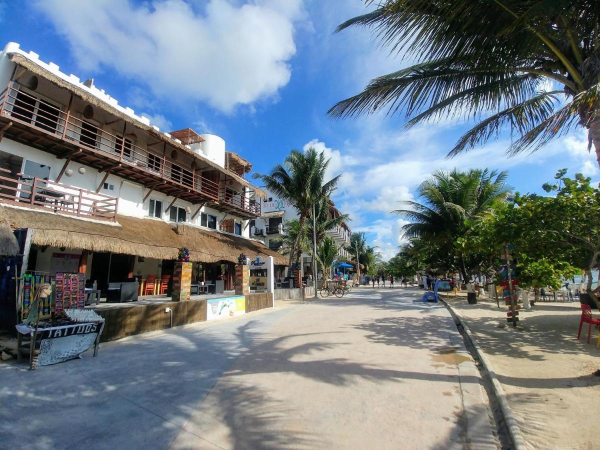 El Fuerte Beach Apartments Mahahual Exterior foto