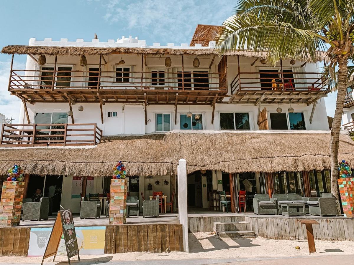 El Fuerte Beach Apartments Mahahual Exterior foto
