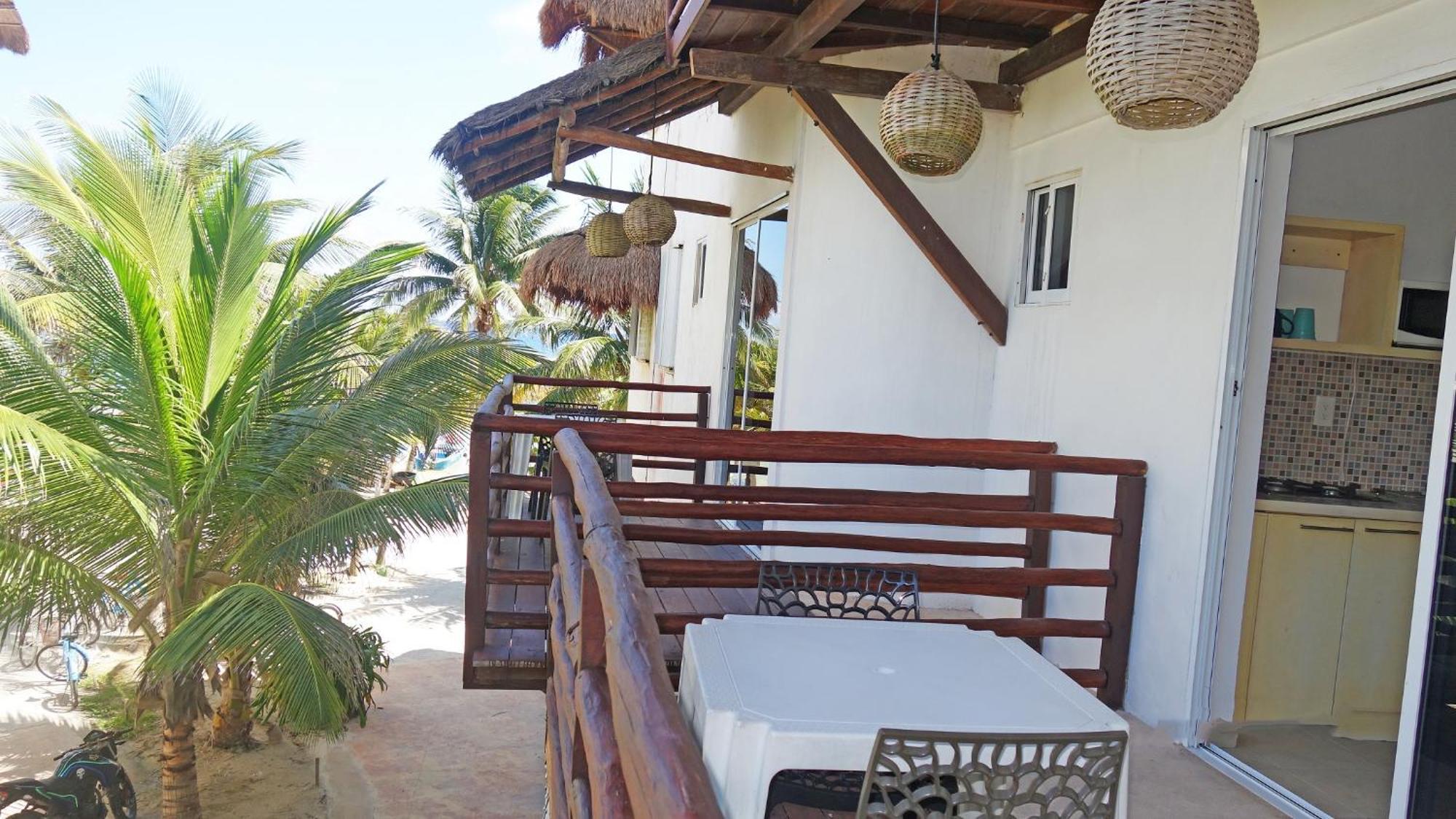El Fuerte Beach Apartments Mahahual Quarto foto