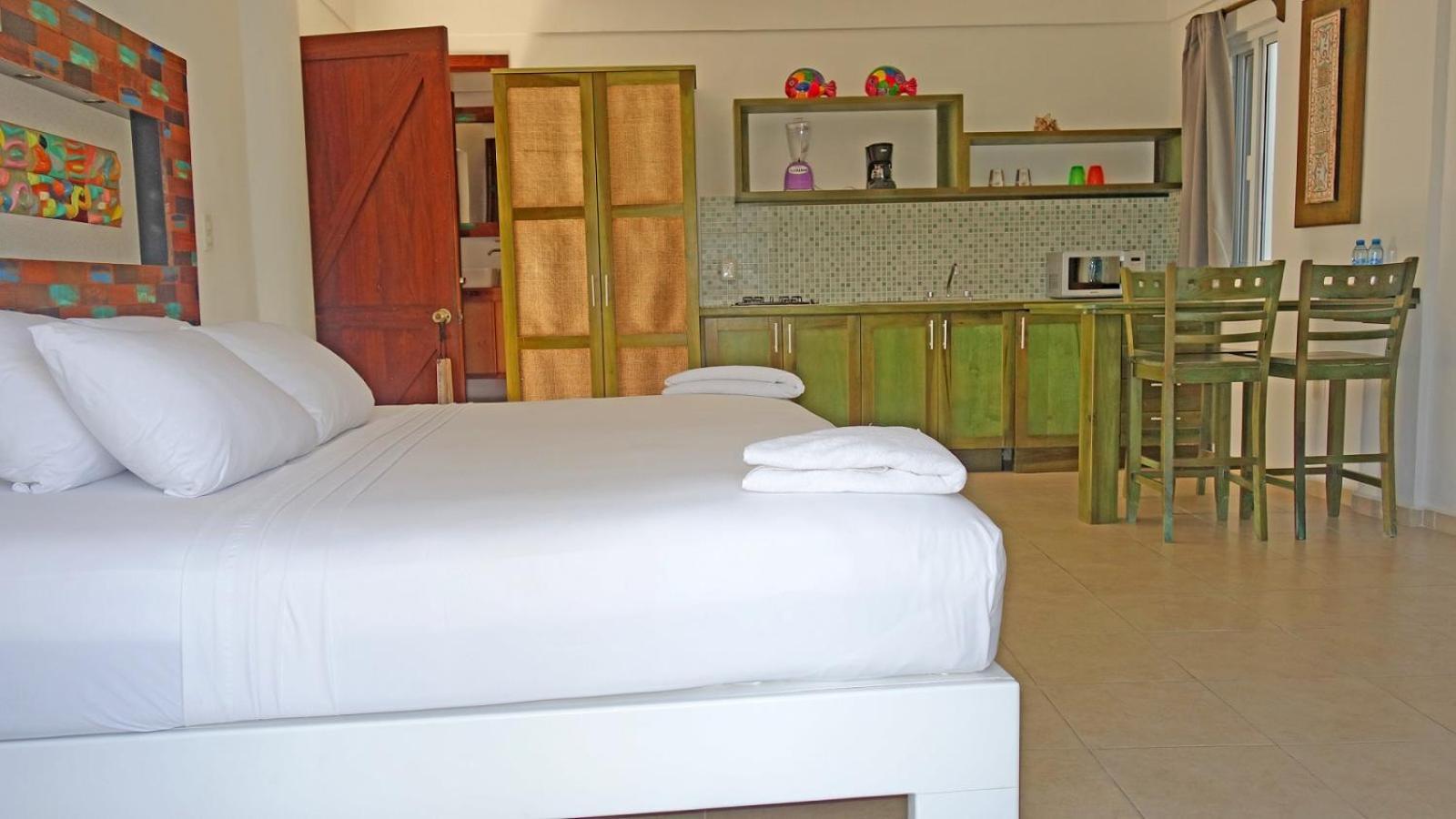 El Fuerte Beach Apartments Mahahual Quarto foto