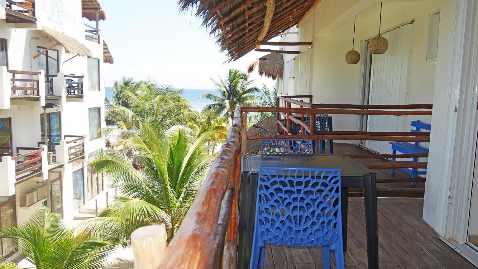 El Fuerte Beach Apartments Mahahual Quarto foto